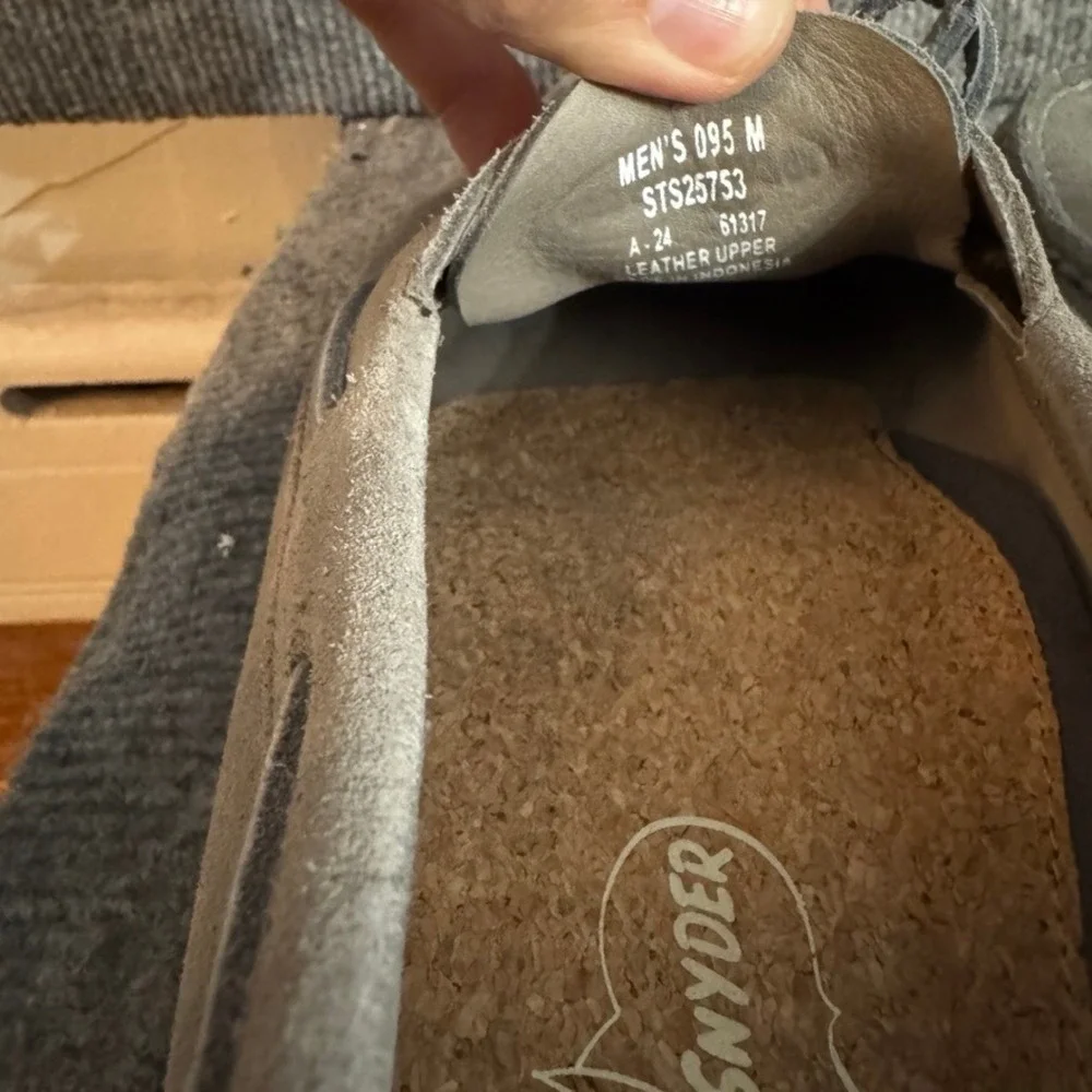 Sperry x Todd Snyder Grey Suede Boat Shoes Vibram Sole Mens Loafers